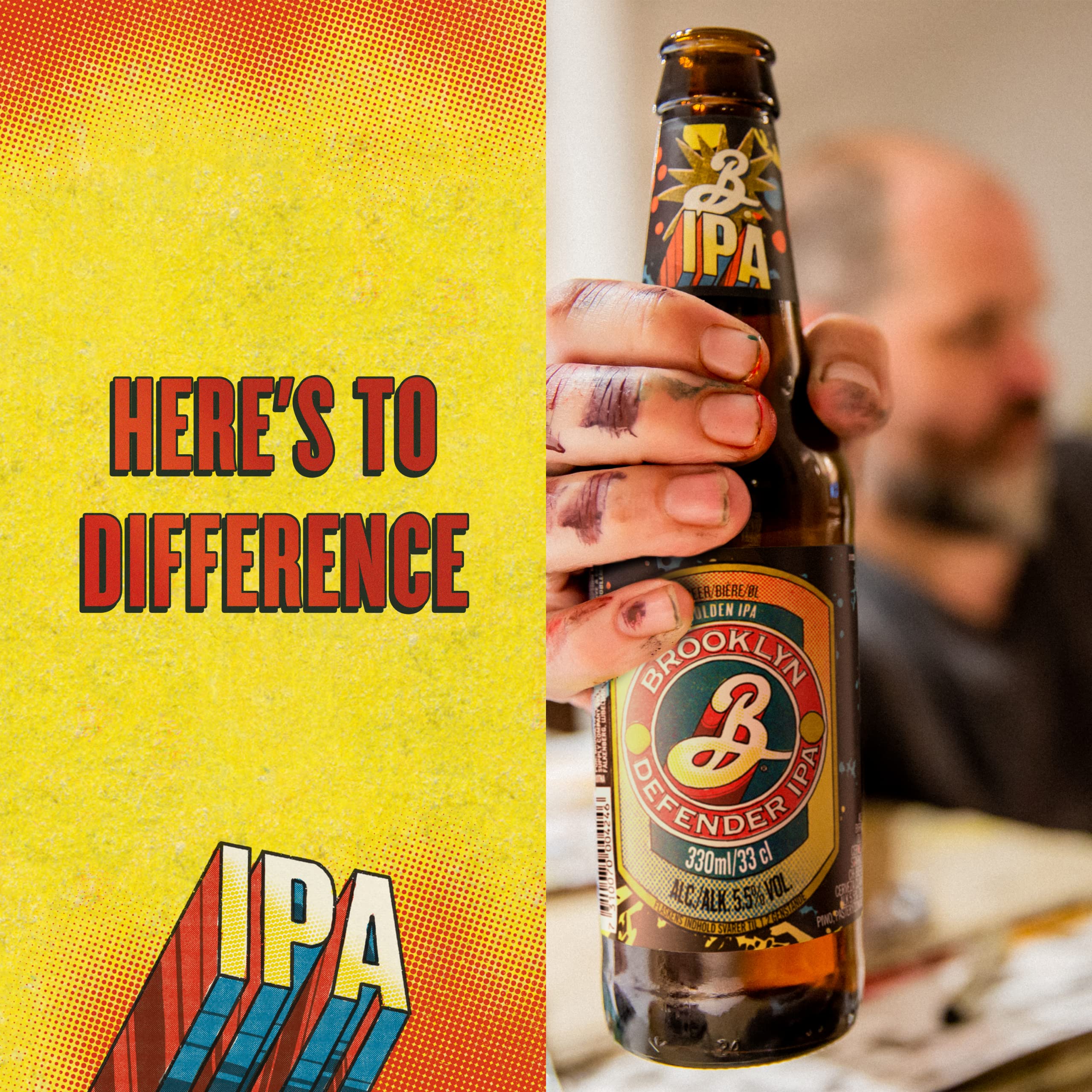Brooklyn Brewery Brooklyn Defender India Pale Ale Craft Beer (24 x 0,33 l) Flaschenbier
