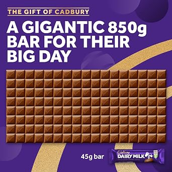 Cadbury Dairy Milk I Love You Gift Chocolate Bar Extra-Large 850g