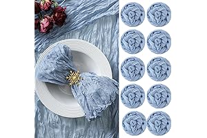 Vintage Style Dusty Blue Napkins