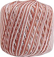 Vista 22 de Threadart - Paquete de 6 bolas de hilo de ganchillo multicolor 100% algodón puro, color 52