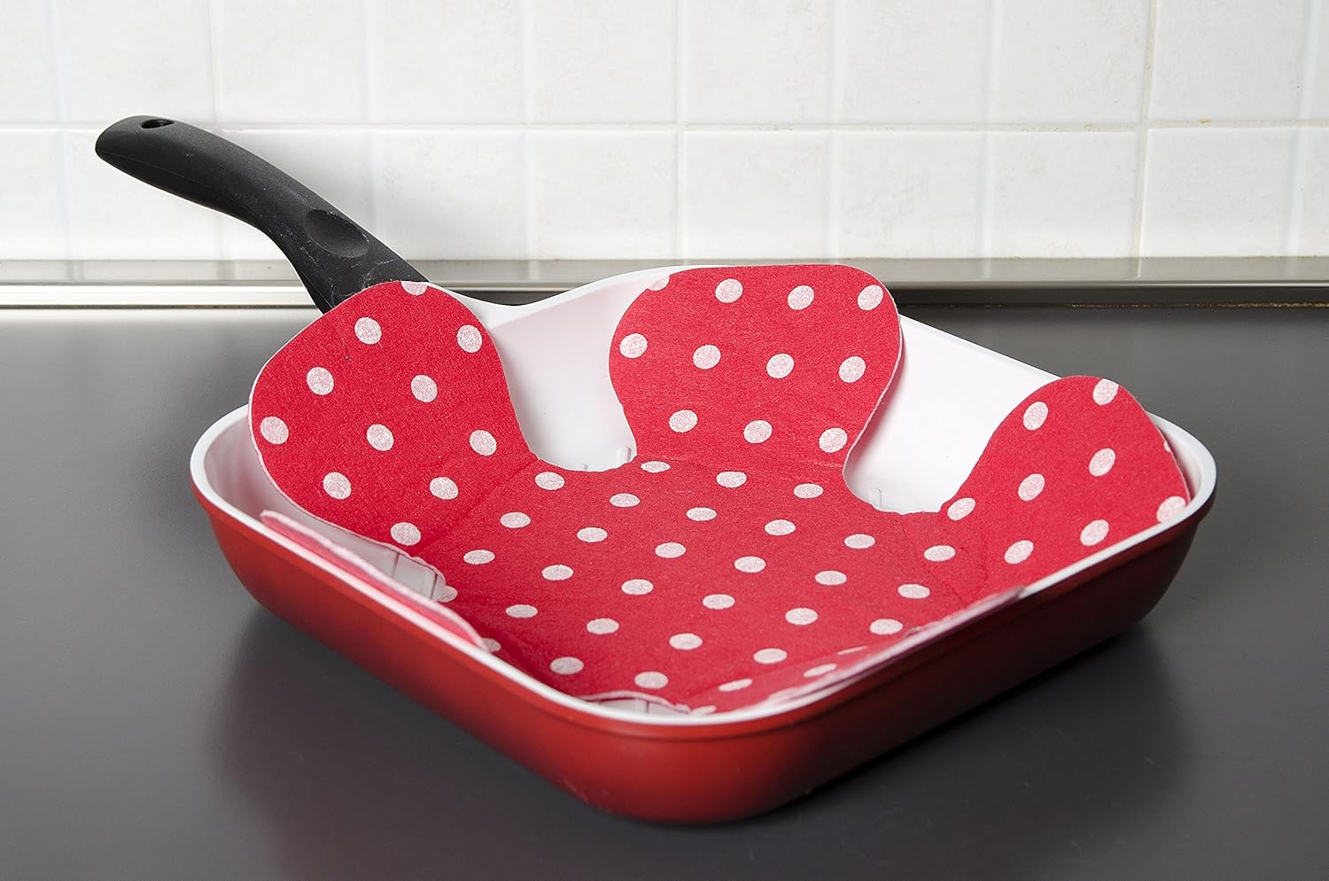 Pan Protectors for non stick pans Extra soft SET/3 PCs Blue