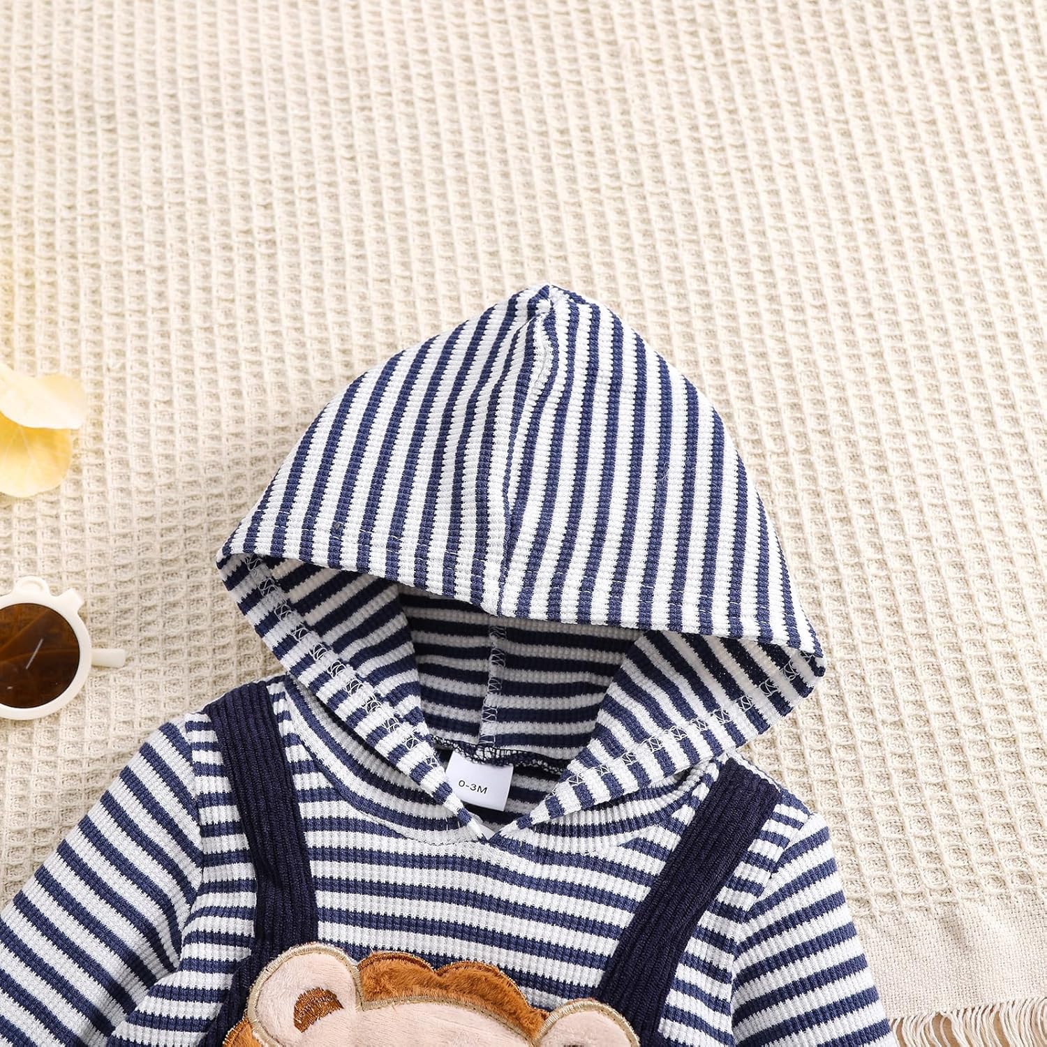 Baby Boy Clothes Newborn Hoodie Romper Fall Winter One-piece Outfit Infant Cute Cartoon Clothing Set 0-18 Months - Image 4