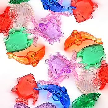 Amazon.co.jp: 宝石とクリスタル - アクリル海の動物 - 花瓶