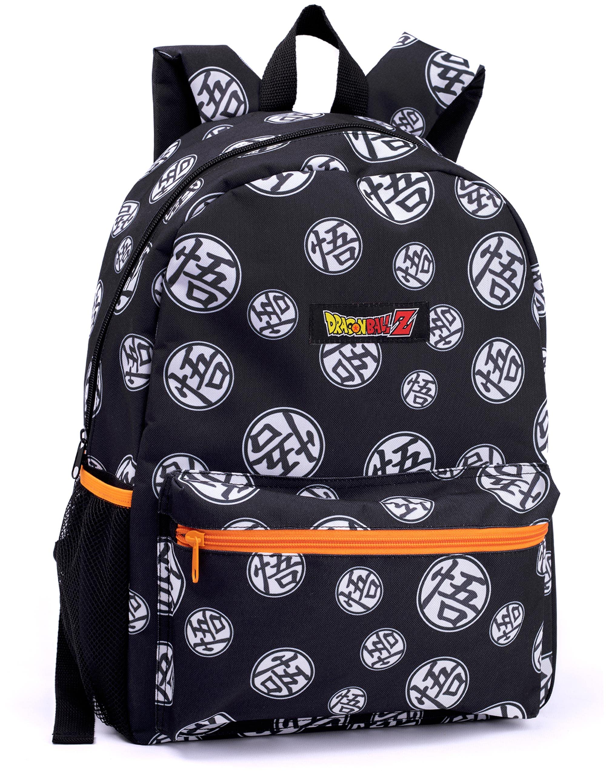 Dragon Ball Z Backpack Set 4 Piece Goku Lunch Box Bottle