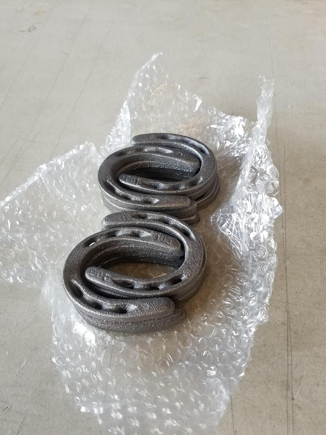 10 pc Cast Iron Horseshoes 3 1/2" x 3" Pony Size for Decoration and Crafts