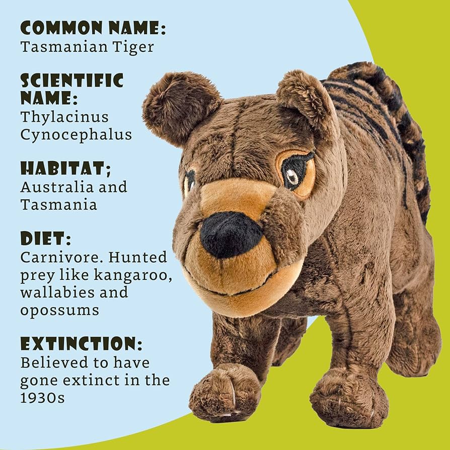 タスマニアタイガーのぬいぐるみ タスマニアタイガーのジェイソン - ぬいぐるみ | アレルギー