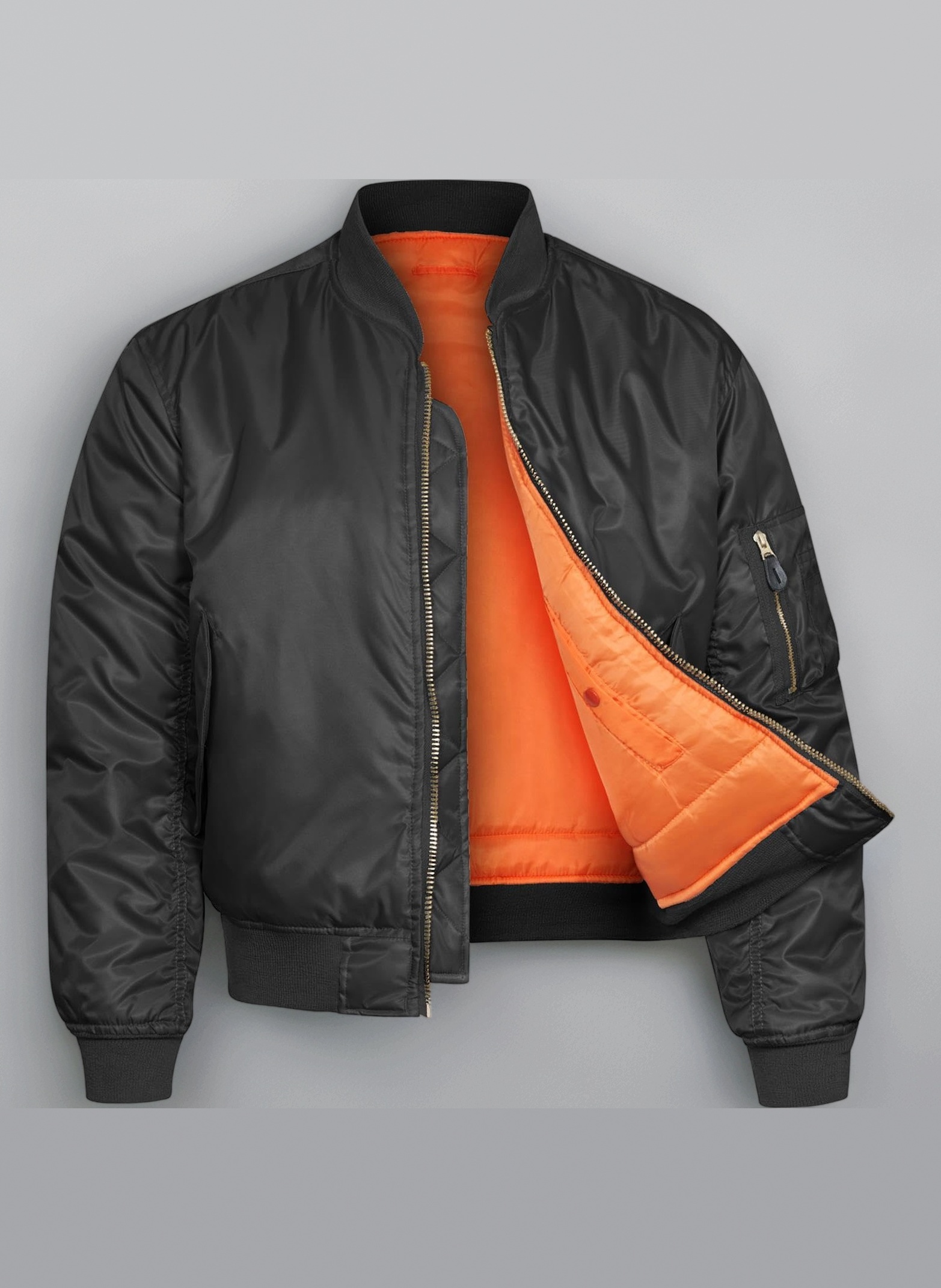 VINTIKA Bomber Jacket MA1 Classic US Air Force Pilot Flight