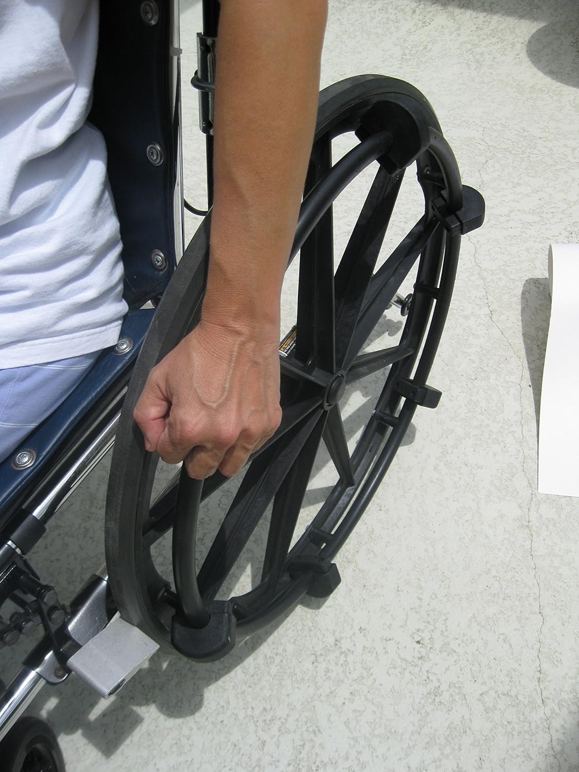 Rehabilitation Advantage Shove-A-Lugs Manual Wheelchair Mobility Grips