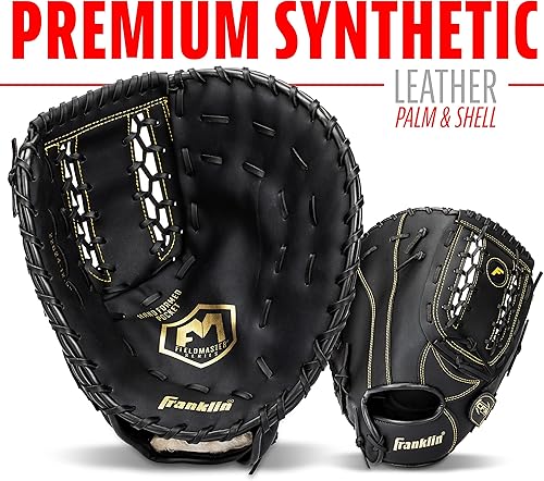 Miniatura 4 de Franklin Sports Field Master Baseball + Softball Glove - Field Master Adult + Youth Baseball + Softball Mitt - Men's + Women's Gloves - Right Hand