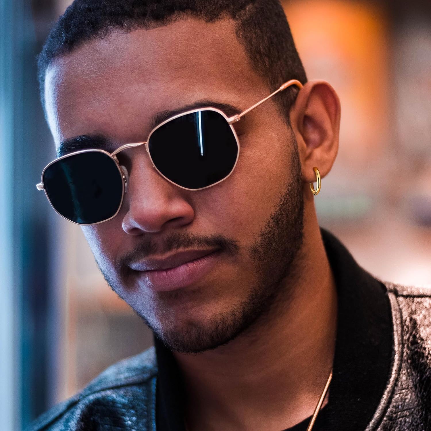 YADOCA 8 Pieces Clip On Earrings For Men Women Non-Piercing Fake Earrings Stainless Steel Clip On Hoop Earring Cool Earrings Ear Clips Set for Gifts - Image 7