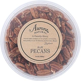 Aurora Natural Products Raw Pecans, 14 Ounce