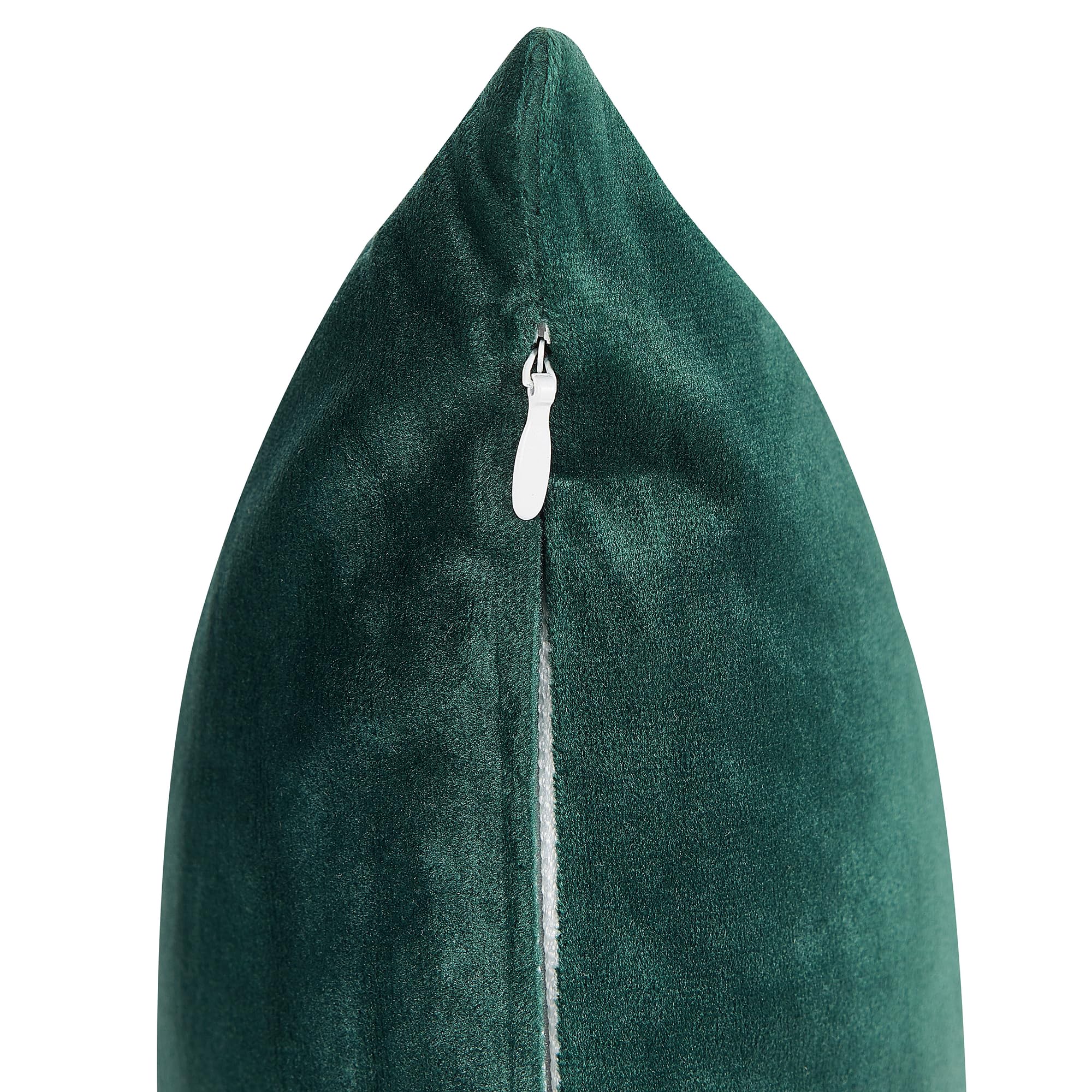 Beliani Set di 2 cuscini decorativi con motivo geometrico Verde 45 x 45 cm