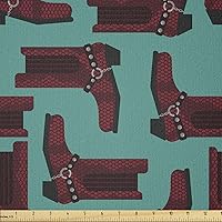 Vista 113 de Lunarable The Yard, tela de mariposa de The Yard, colorido patrón de insectos con alas para primavera, diseño de dibujos animados, tela de Morado