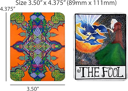 Miniatura 4 de The Family Tarot Deck - 78 cartas de tarot colaboradas por 62 artistas - 22 arcanos mayores56 arcanos menores - creado geográficamente en Wisconsin