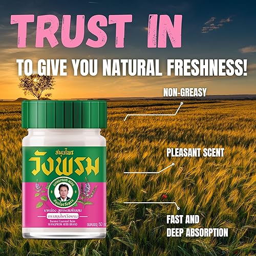 Miniatura 5 de Bálsamoungüento de hierbas 1.76 oz (rosa, Cool Salve)