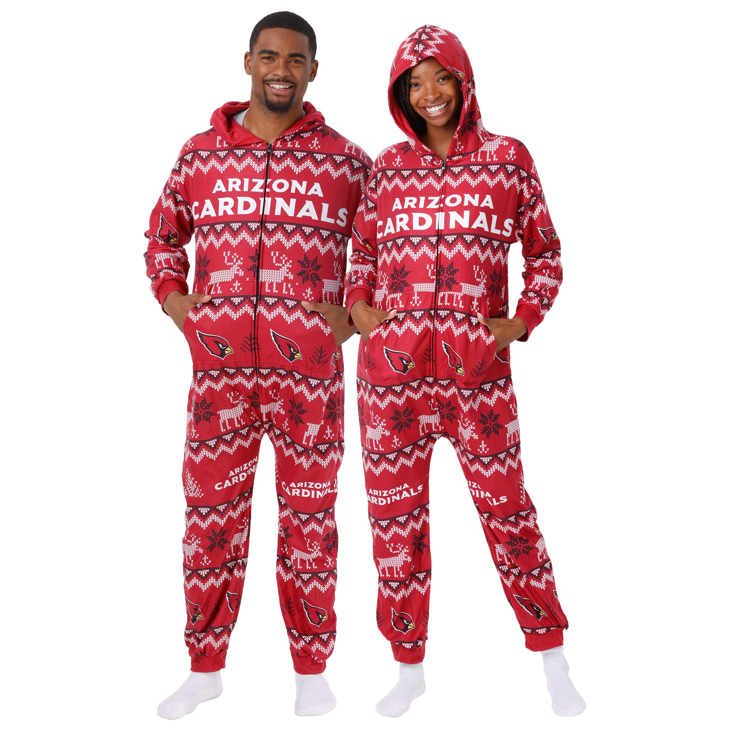 FOCO Unisex NFL Team Logo Pajamas One Piece Onesie
