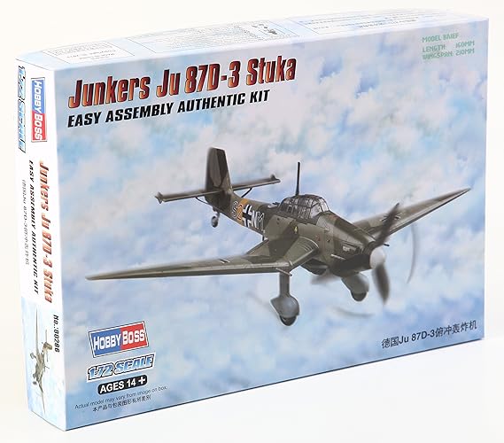 Amazon ホビーボス 1 72 エアクラフトシリーズ Ju 87d 3 スツーカ プラモデル プラモデル 通販