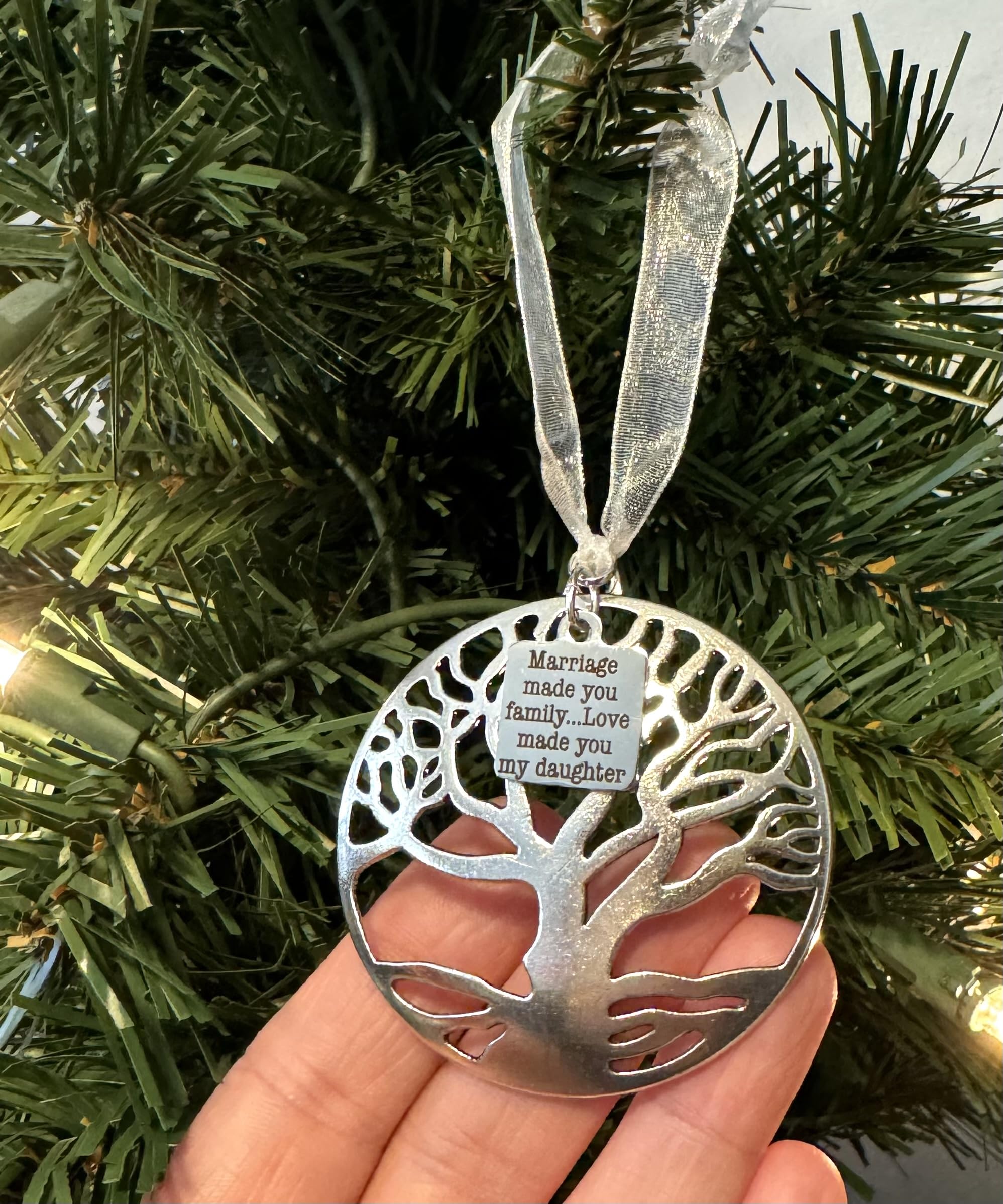 Tree of Life Marriage Made You Family.Love Made You My Daughter Christmas Gift-image-8