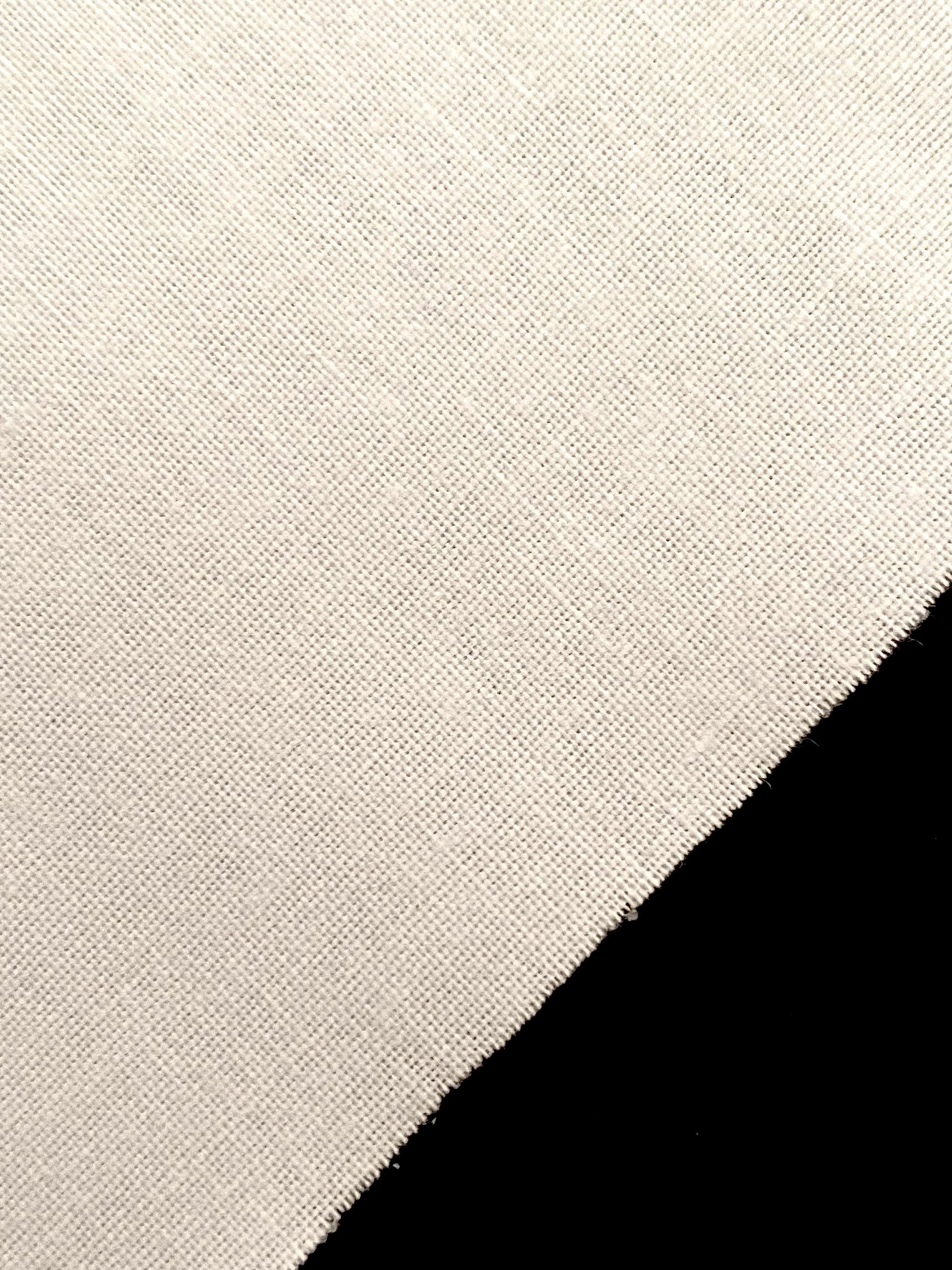 MAROBEE Woven Cotton Iron On Fusible Interfacing for Sewing Projects - 44 Inch x 2 Yards - Hard Feel (HF) Medium Weight Interfacing for Collars Cuffs Handbags DIY Craft Supplies