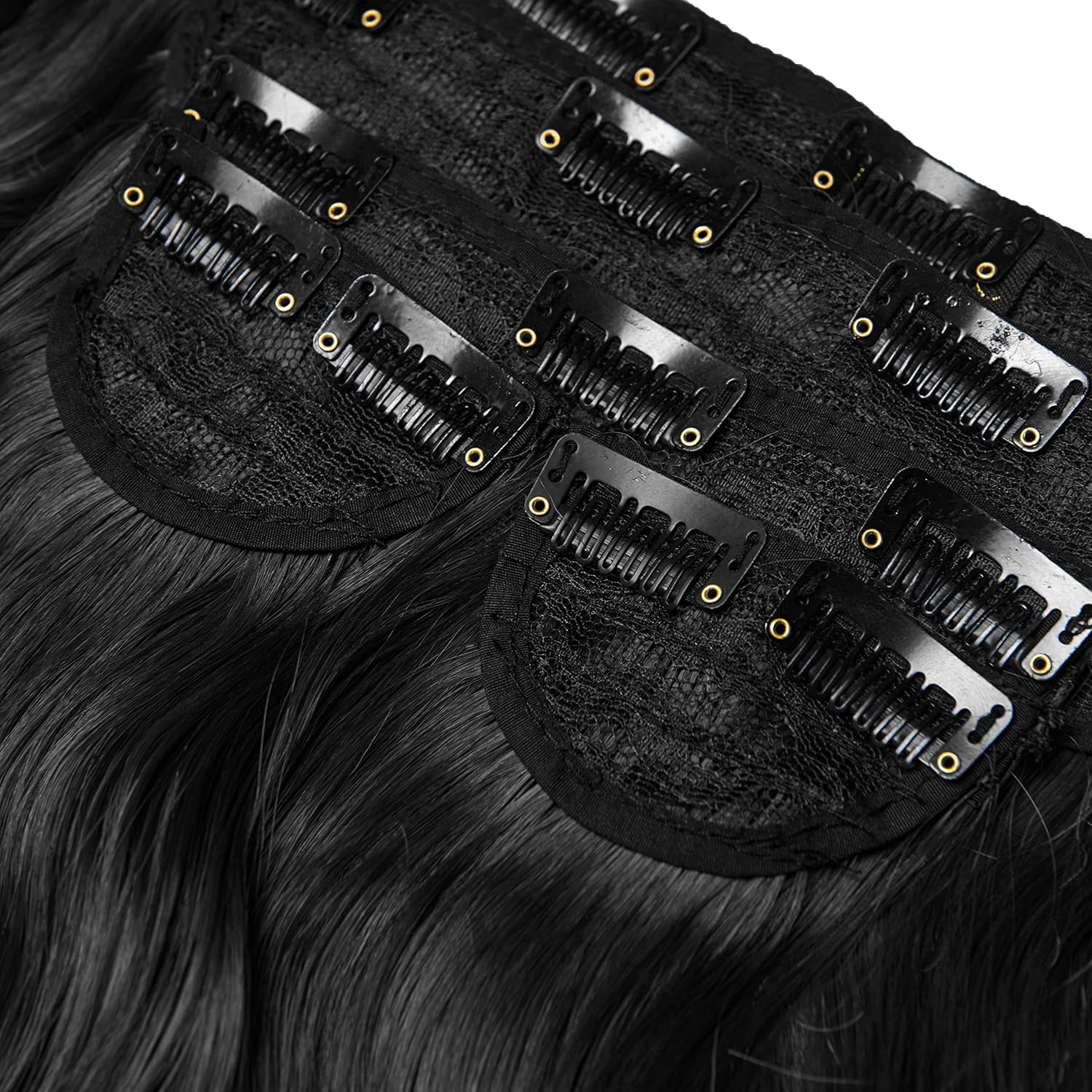 Thick 22" Curly Clip-In Hair Extensions (5 Pieces) by Lullabellz