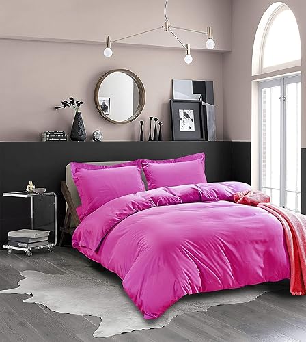 Miniatura 8 de Juego de funda de edredón de 4 piezas con cierre de botón, 100% algodón, bolsillo profundo de 18 pulgadas, juego de funda de edredón refrescante de