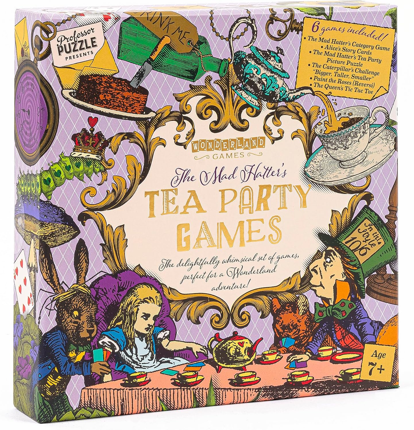 Professor PUZZLE The Mad Hatter's Tea Party Games