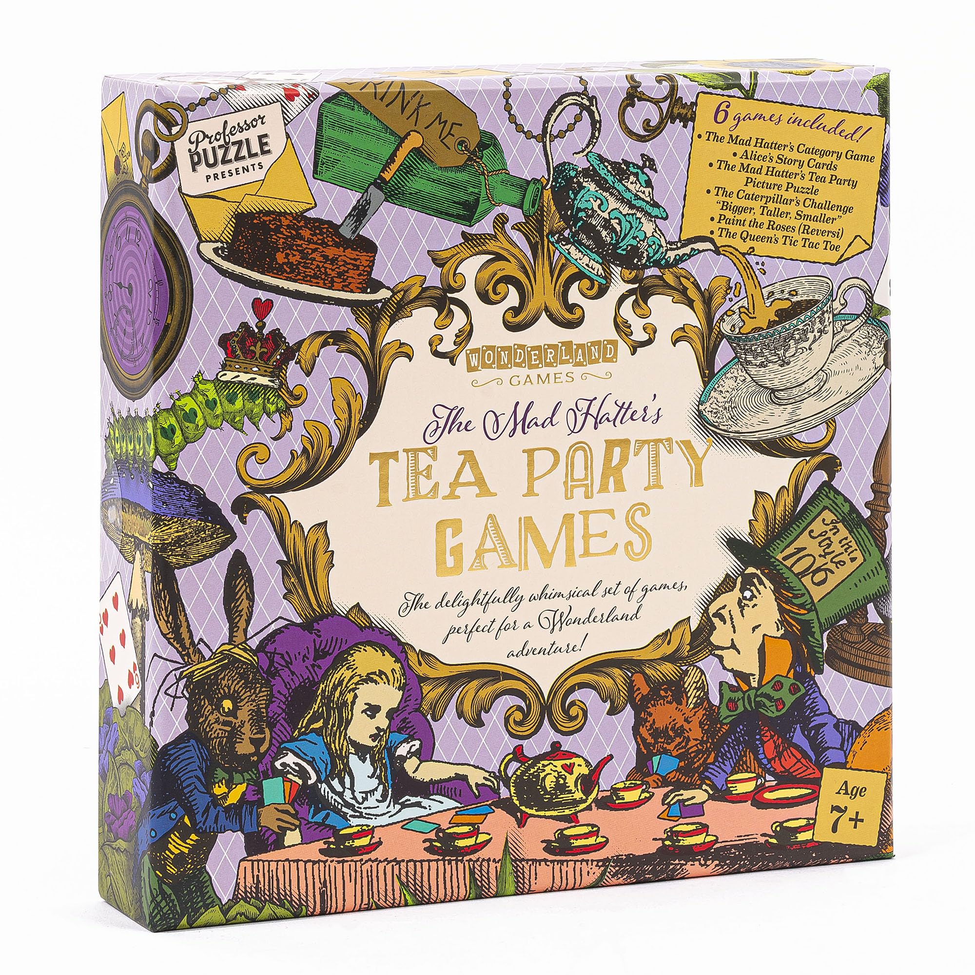 Professor PUZZLE The Mad Hatter's Tea Party Games
