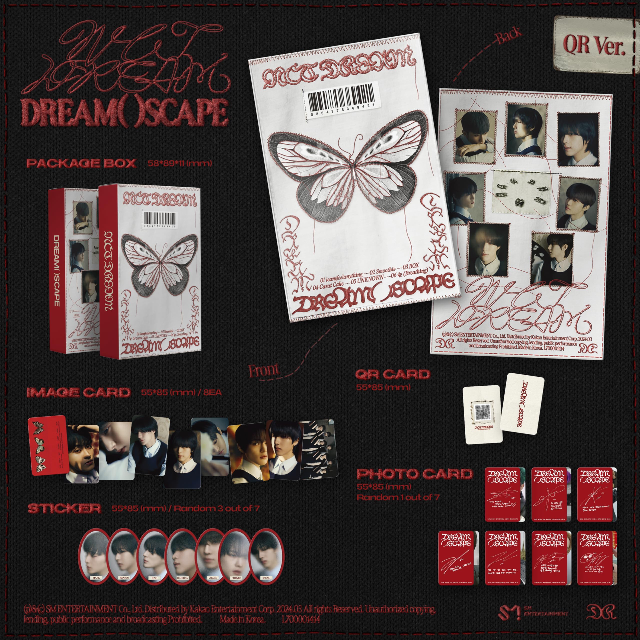 Amazon.com: DREAMUS NCT Dream Dream() Scape 5th Mini Album Case+