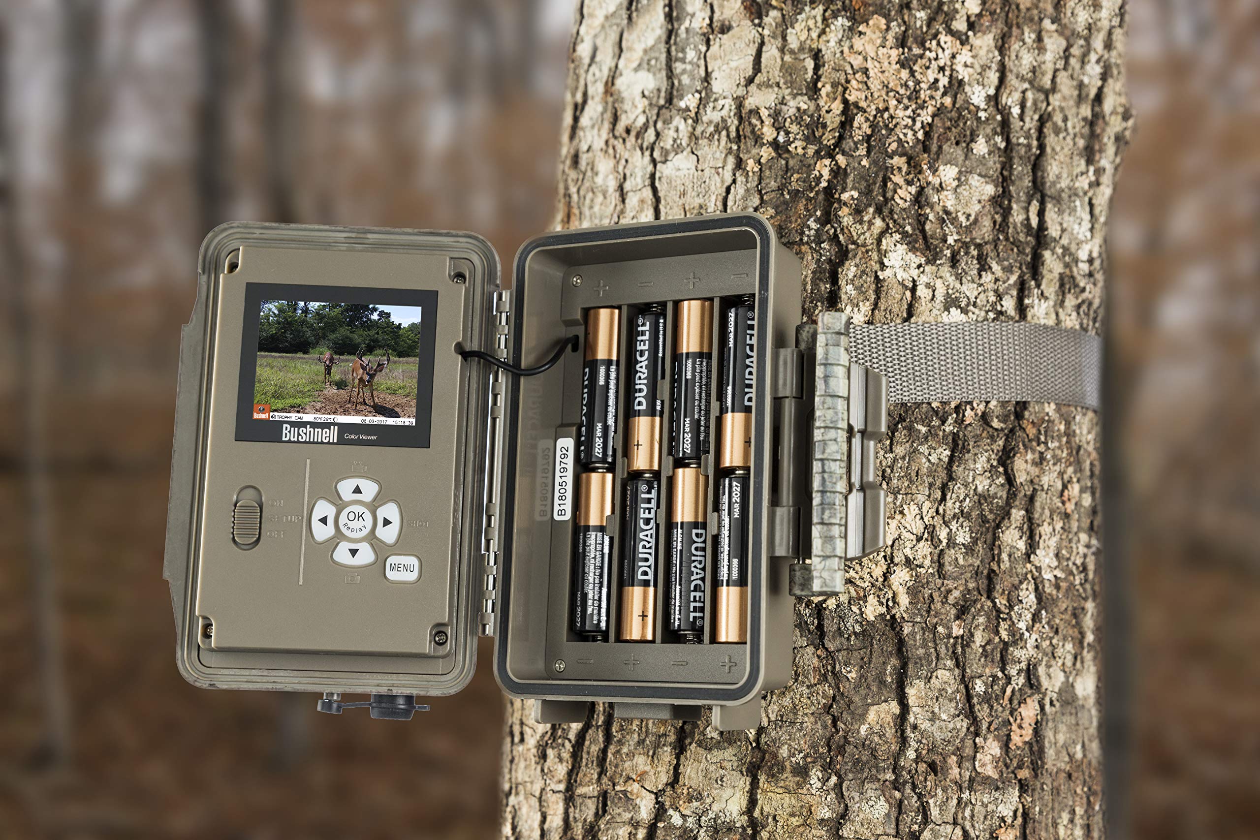 Bushnell トロフィーカム Cam HD Camo Bushnell Câmera Trophy Cam HD Essential E3 de 16 MP, marrom