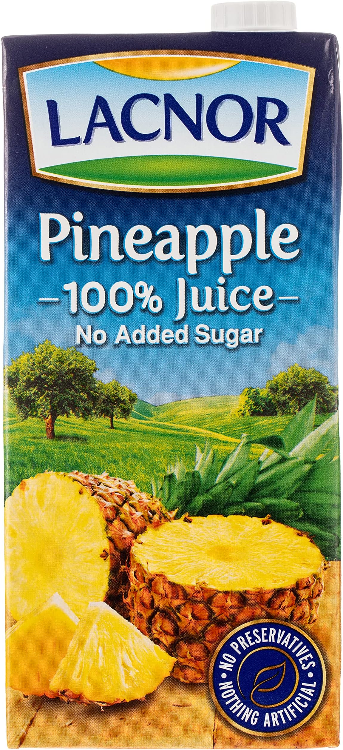 Lacnor Essentials Pineapple Juice - 1 Litre (1 x 4 = Liter)