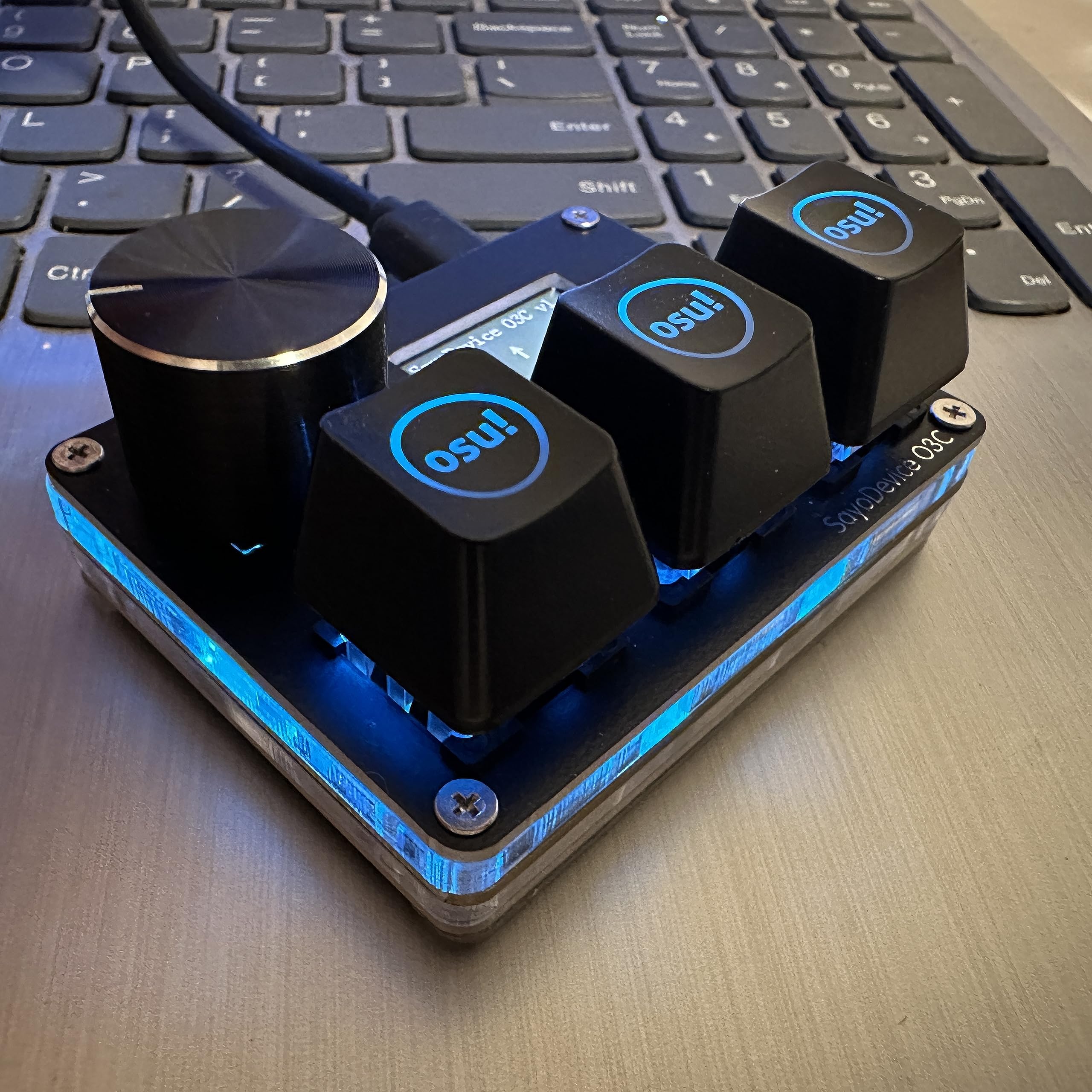 BTXETUEL SayoDevice O3C OSU Keyboard Rapid Trigger Hall Switches Linear