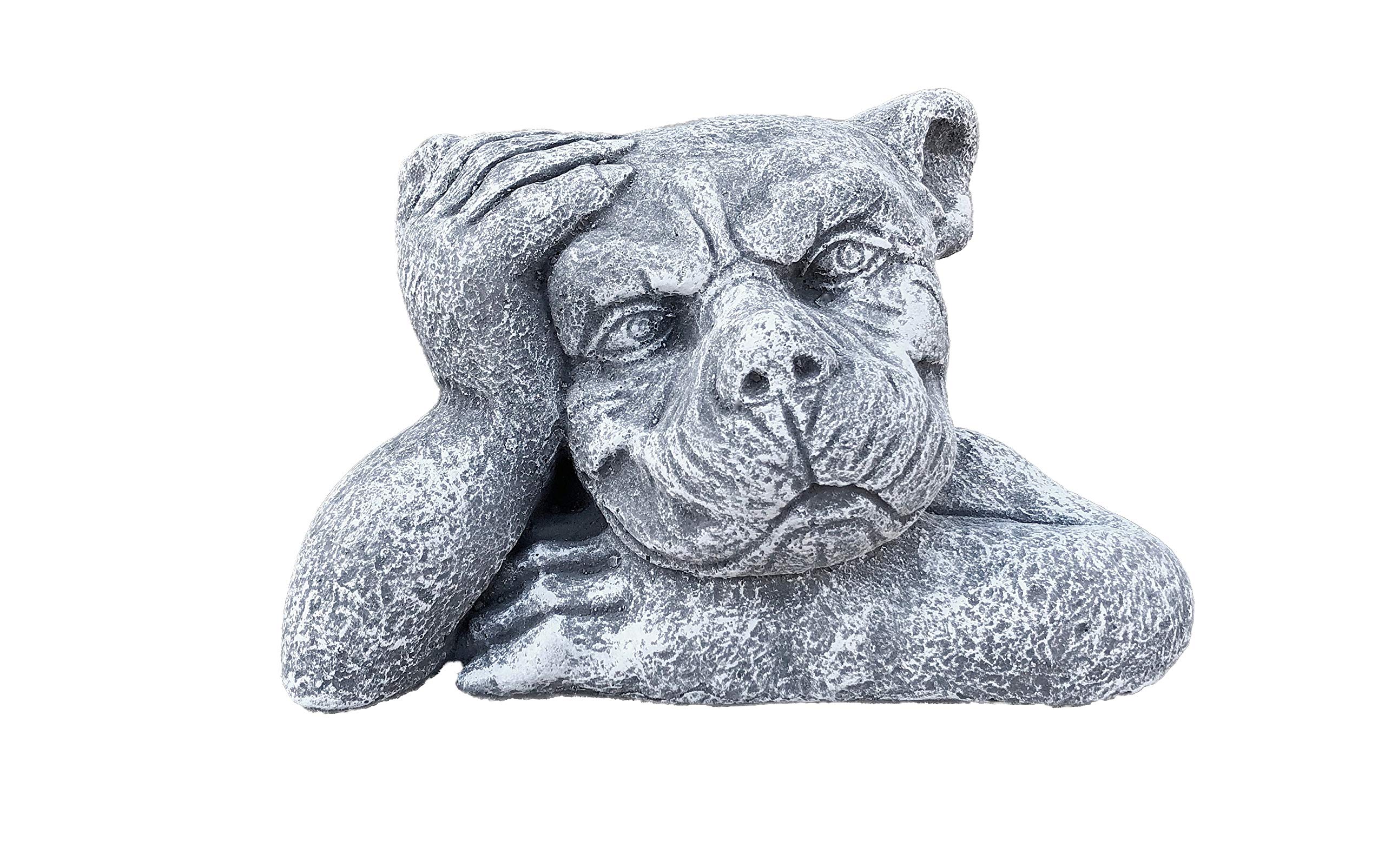 Stone And Style Grey Stone Figurine Gargoyle, Handmade, Frost-Proof, Made In Germany