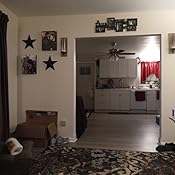 CVHOMEDECO Country Rustic Antique Metal Barn Star Burundi