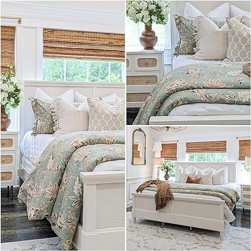 Miniatura 9 de Southshore Fine Living, Inc. Vilano Funda de gran tamaño, color verde sauce, tamaño matrimonialqueen, ultra suave, juego de ropa de cama de