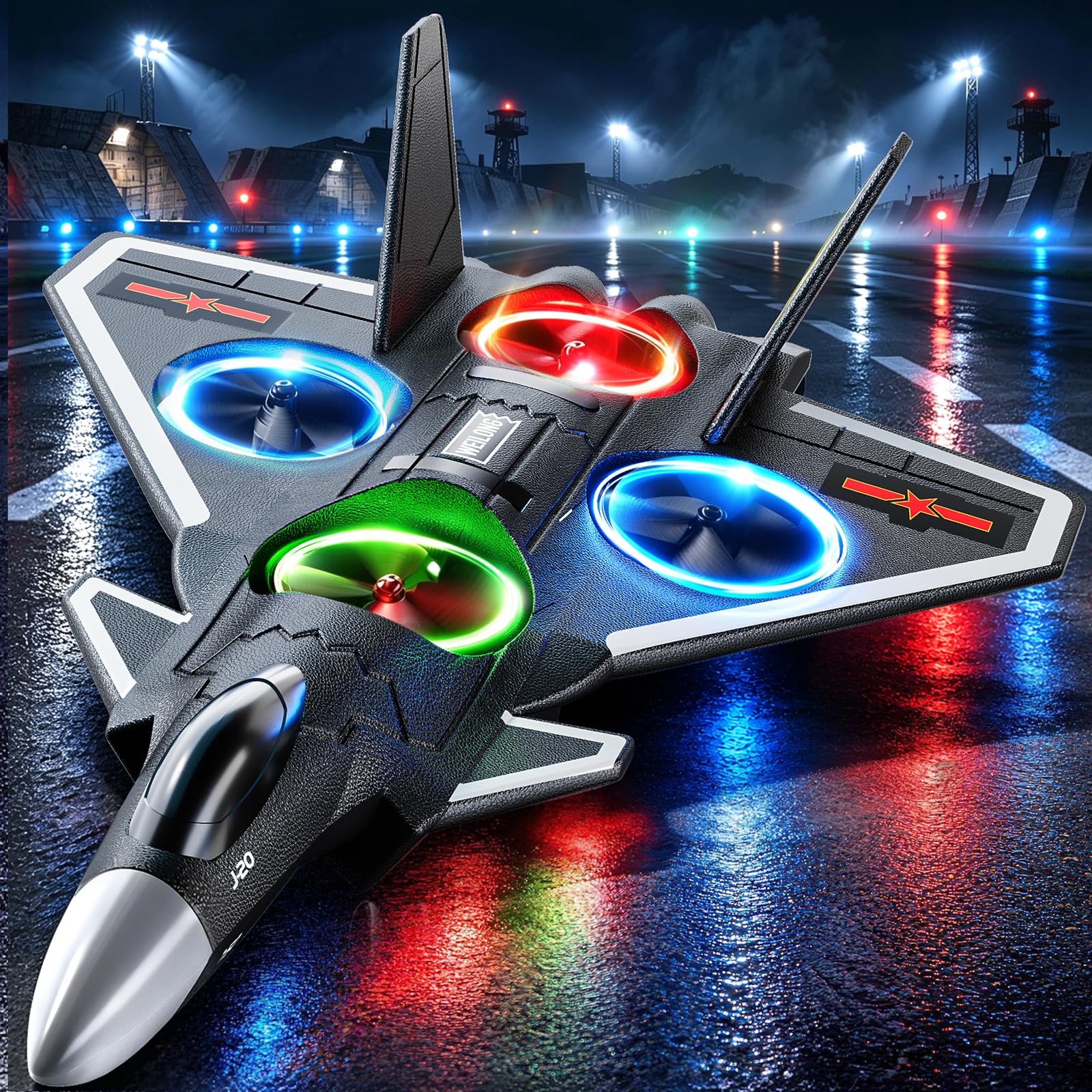 Foam RC Plane Mini Drone,Remote Control Airplane with One Key Takeoff/Landing,Headless Mo…