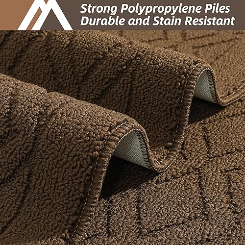 Miniatura 60 de COSY HOMEER Tapetes de cocina antideslizantes de polipropileno grueso para el hogar, lavable a máquina, 20 x 30/20 x 48 pulgadas, rojo