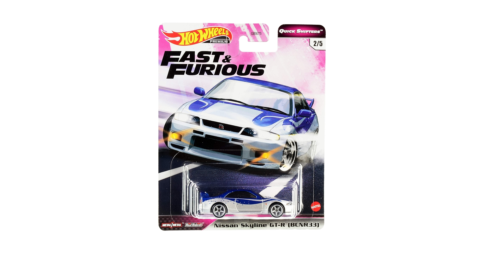 ミニカー Hotwheels fast&furious s2000 GT-R R34 Hot Wheels Retro 2022 Fast & Furious Nissan Skyline GT-R