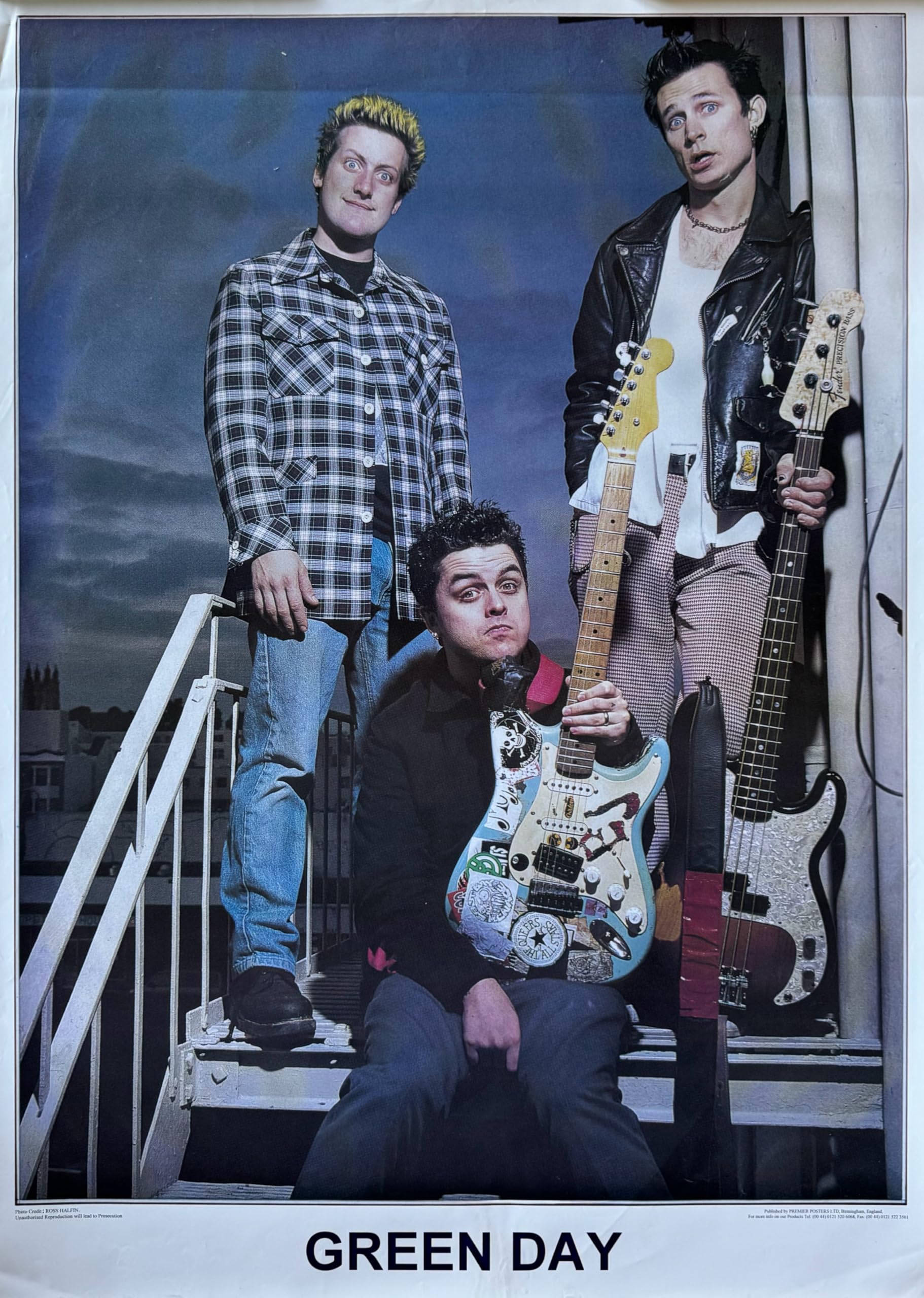 Affiche Green Day 64x90 cm solution deco pour mur vide et blanc - 2