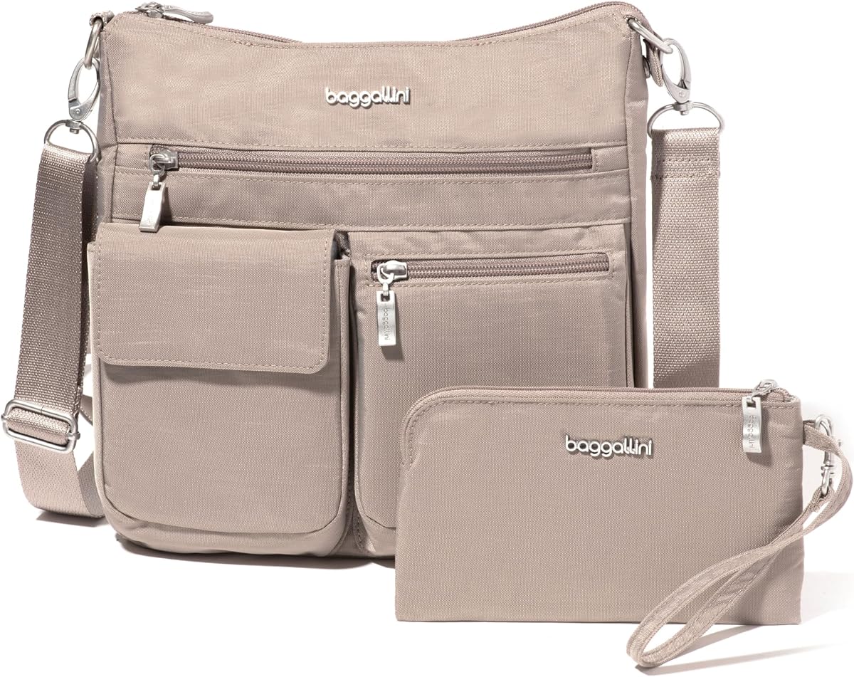 Baggallini - Bandolera delgada Modern Everywhere para mujer