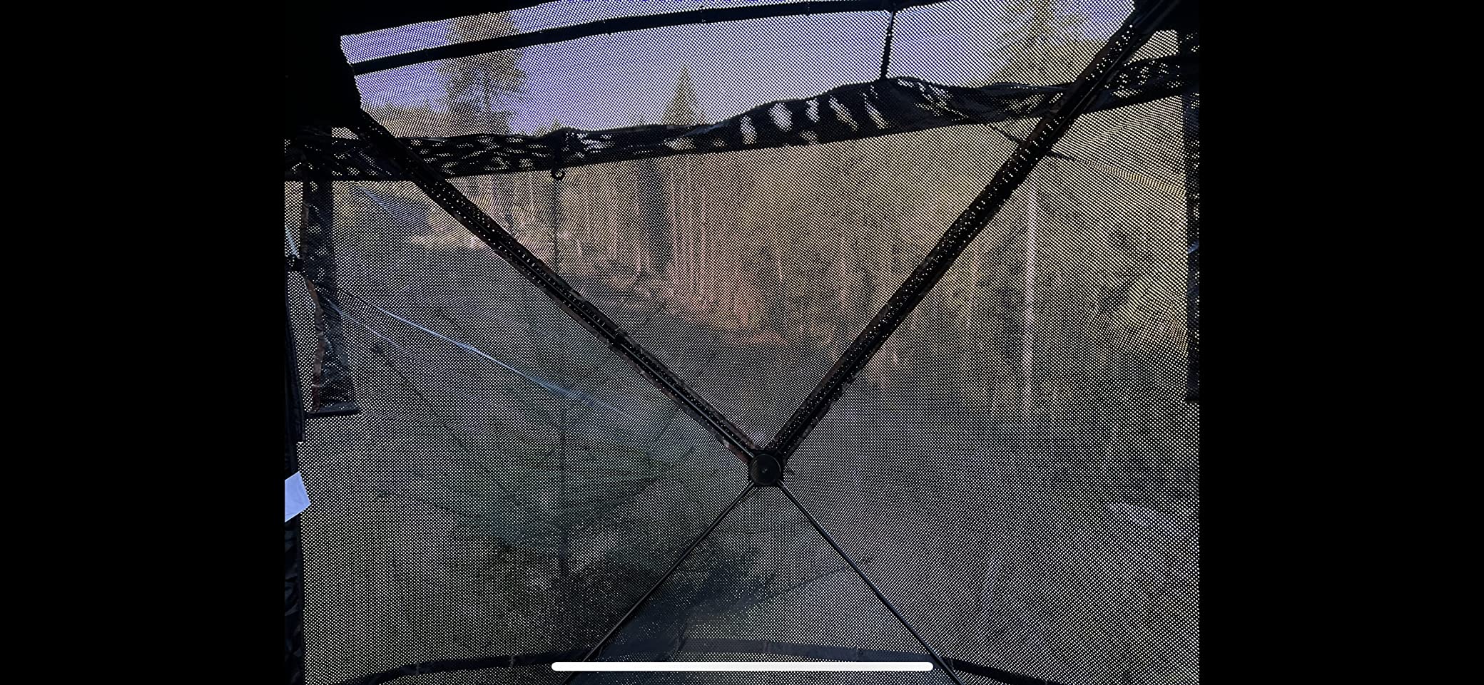 17/mo Finance AYIN Hunting Blind See Through with Carrying Bag, 23 Person Pop Up Ground