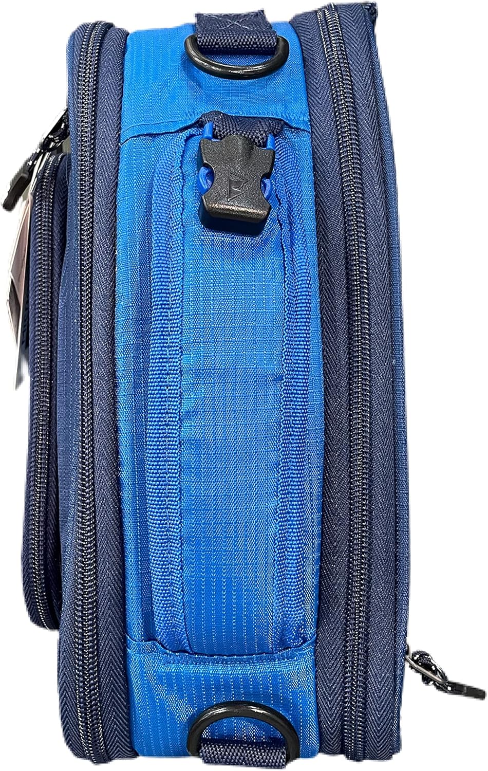 Titan Deep Freeze Expandable Lunch Box with 2 Ice Walls, Blue,Gray, Black, 14x14x14