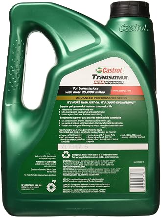 Castrol Transmax High Mileage Automatic Transmission Fluid, 1 Gallon