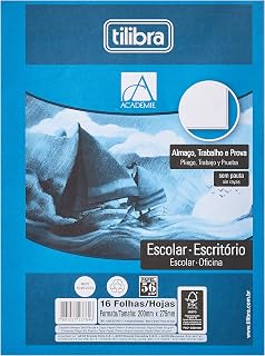 Tilibra - Almaço sem Pauta Académie 16 Folhas - 1 un
