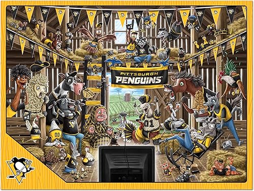 Miniatura 3 de YouTheFan NHL Barnyard Fans - Rompecabezas de 500 piezas