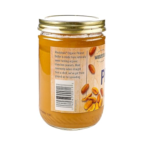 Miniatura 2 de Woodstock Mantequilla de maní suave orgánica, 16 oz