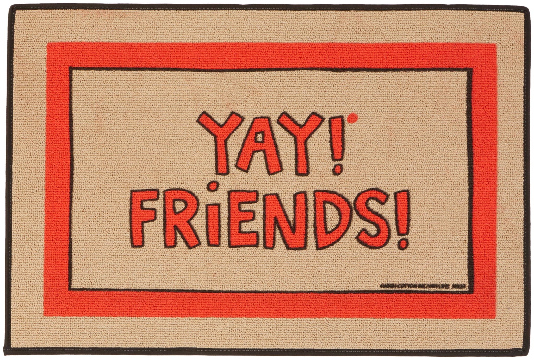 HIGH COTTON "Yay! Friends! Doormat