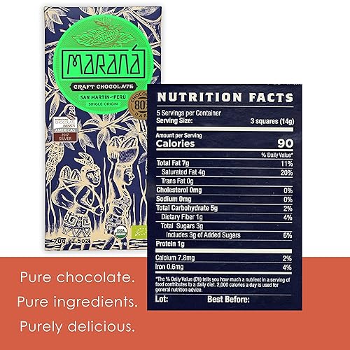 Vista 15 de Maraná Chocolate Cusco 80% chocolate negro paquete de 3 – Chocolate peruano – Premium, grano a barra, de origen directo, hecho en origen, de origen