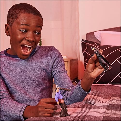 Vista 7 de DC Comics Batman - Paquete de 3 con figuras de acción exclusivas de Batman de 4 pies, Selina Kyle, el pingüino, 3 accesorios