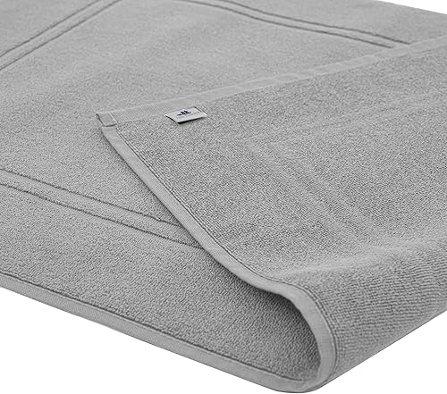 Miniatura 8 de Tens Towels Paquete de 2 tapetes de baño 100 % algodón, 20 x 32 pulgadas, súper absorbentes, calidad de hotel, lujosas, suaves y de secado rápido,