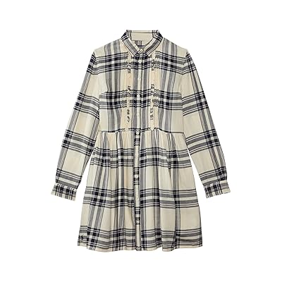 Polo Ralph Lauren Kids Plaid Cotton Twill Shirtdress (Big Kid) Girl
